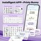 Label Maker Machine, Portable Bluetooth Label Printer with Tape, Inkless Label Maker Handheld for Home Office Organization, Purple